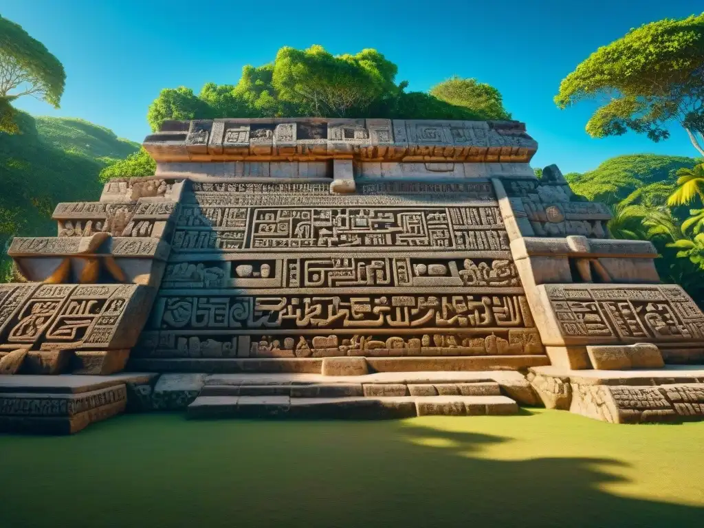 Descubre la herencia de la metrópolis maya recién descubierta en ruinas antiguas de La Blanca, con intrincadas inscripciones y diseños en piedra