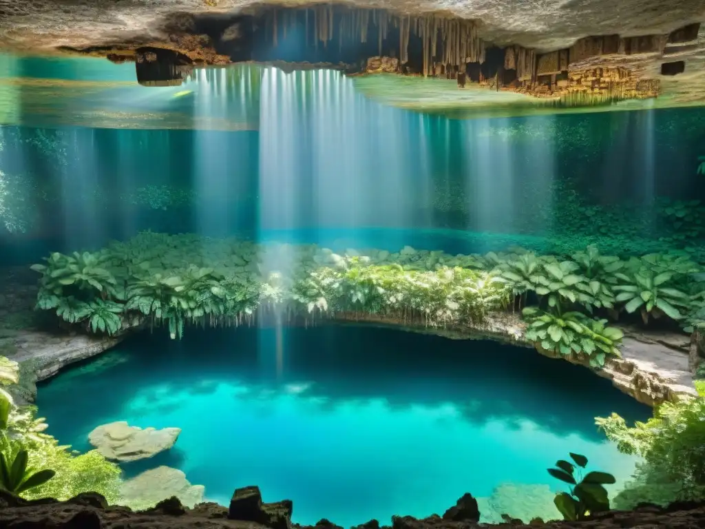 Explorando historias y leyendas de los cenotes mayas en la selva exuberante