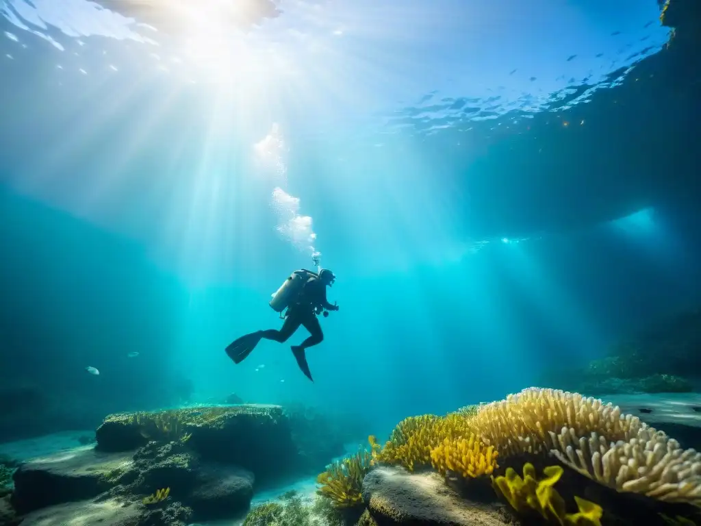 Explorando historias y leyendas en las  profundidades de un cenote maya