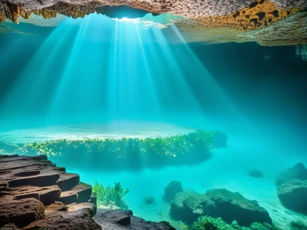 Descubre la importancia de los cenotes mayas en este fascinante paisaje subterráneo de la Península de Yucatán