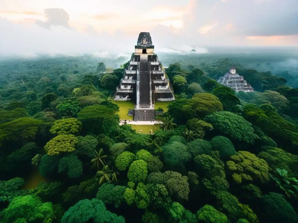 Impresionante arquitectura maya en armonía con la naturaleza en Tikal