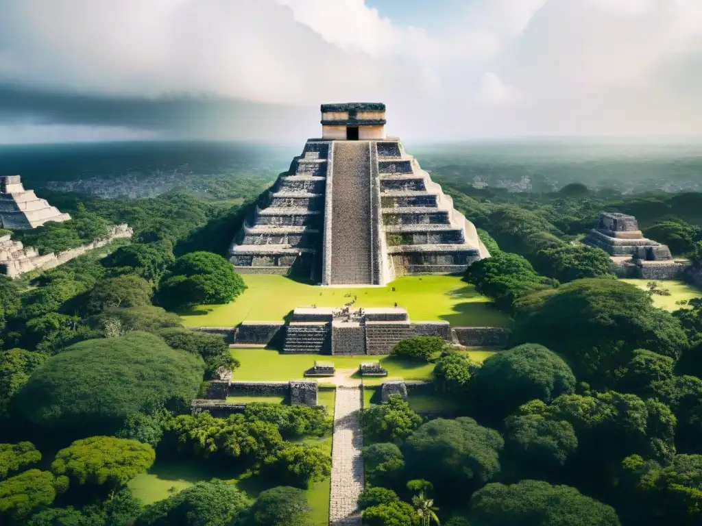 Impresionante red de ciudades mayas con guerras entre ciudades mayas, templos, pirámides y áreas residenciales