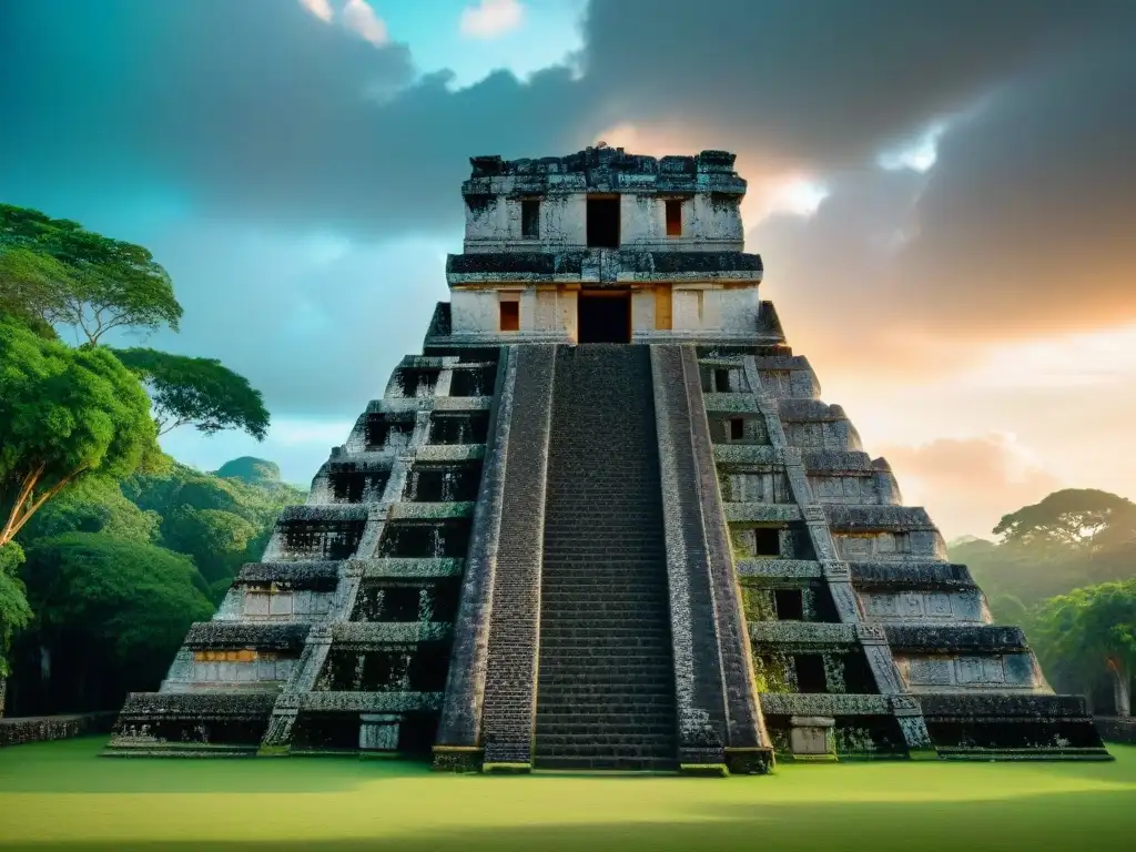 Un impresionante Templo de las Siete Muñecas en Dzibilchaltún durante el Equinoccio Maya, revelando su historia y belleza