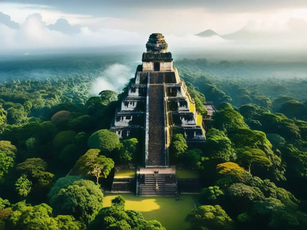 Impresionante planificación urbana de la civilización maya en la antigua ciudad de Tikal