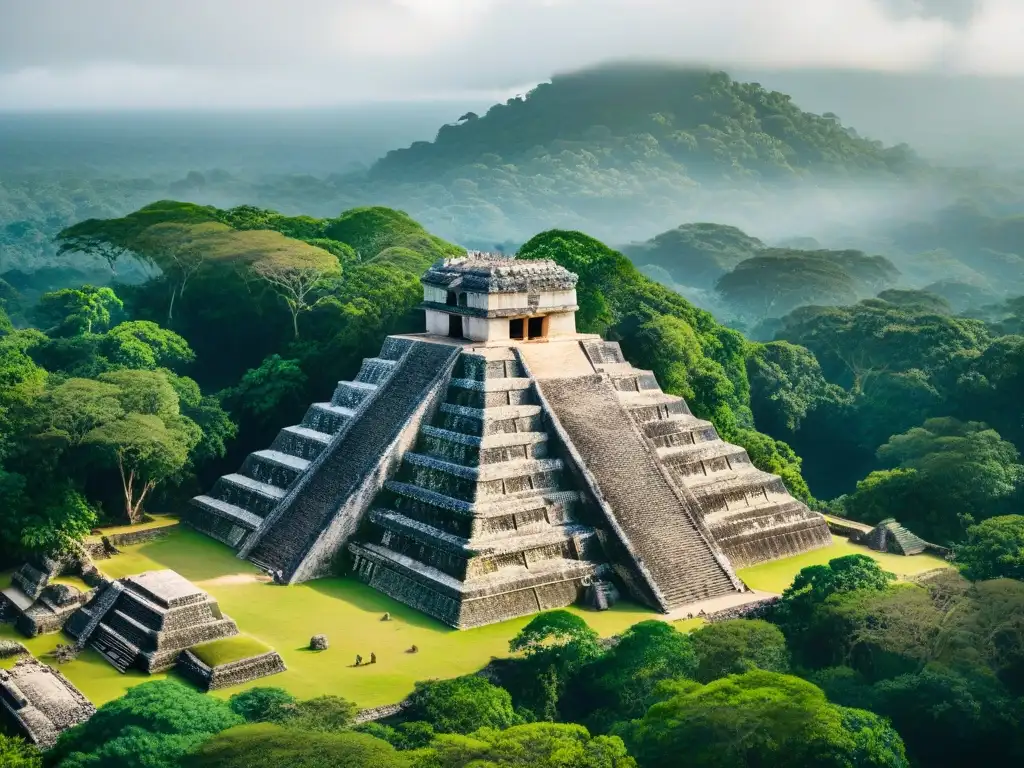 Impresionantes ruinas mayas en Palenque y Calakmul, mostrando diferencias arquitectónicas