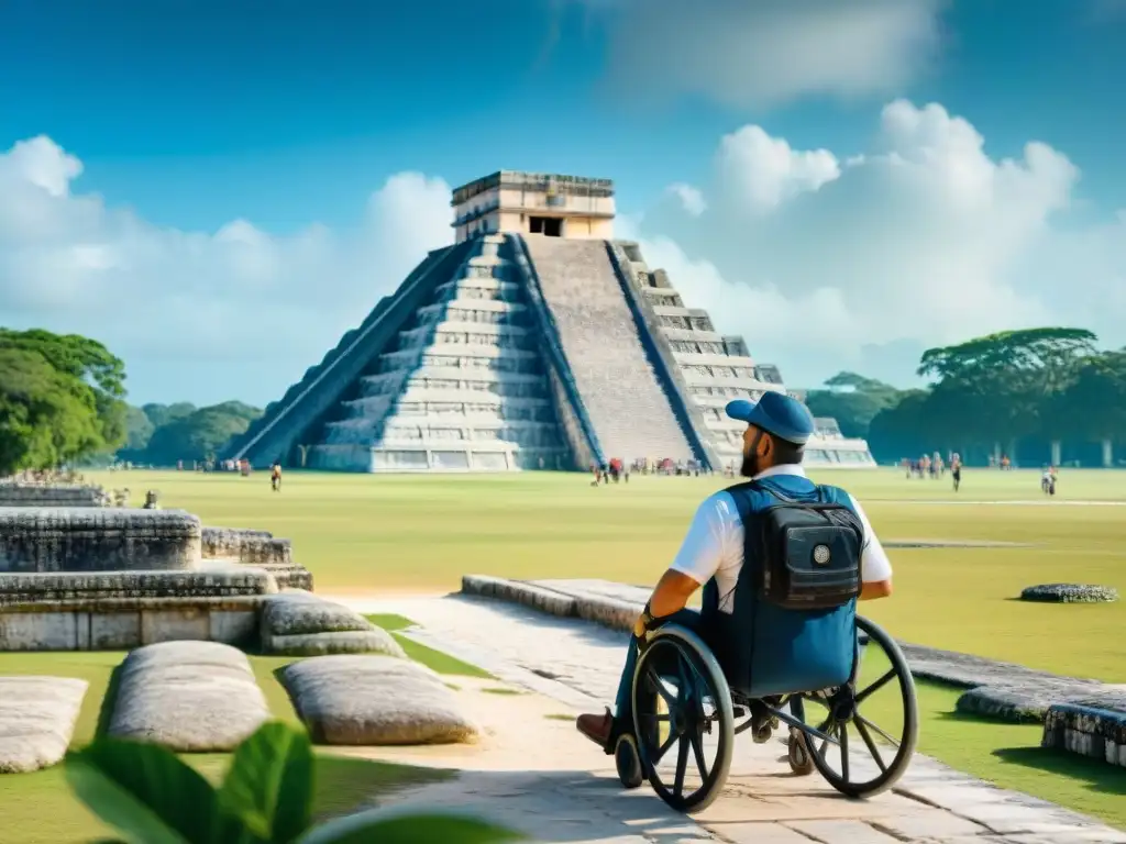 Exploración accesible en Chichén Itzá: ruinas mayas detalladas Increíble accesibilidad en sitios mayas turismo: diversidad y maravillas en Chichén Itzá