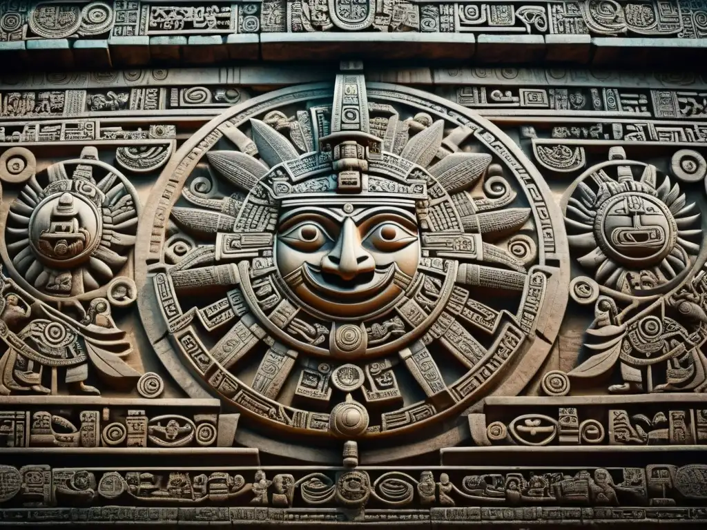 Increíbles tallas astronómicas en templo maya, destacando la importancia astronomía en arquitectura maya