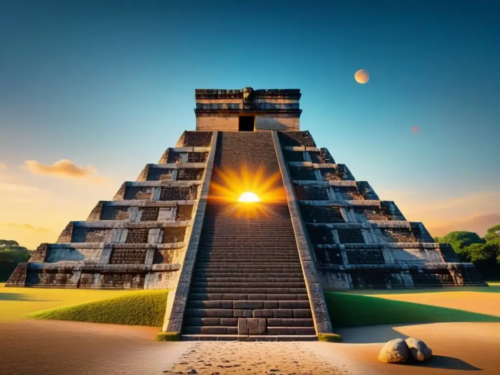 La influencia celestial en la arquitectura maya: la precisión de una pirámide alineada con el sol y las estrellas