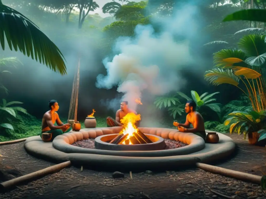 Intensidad maya en un temazcal en la selva: rituales purificadores bajo la luz de antorchas