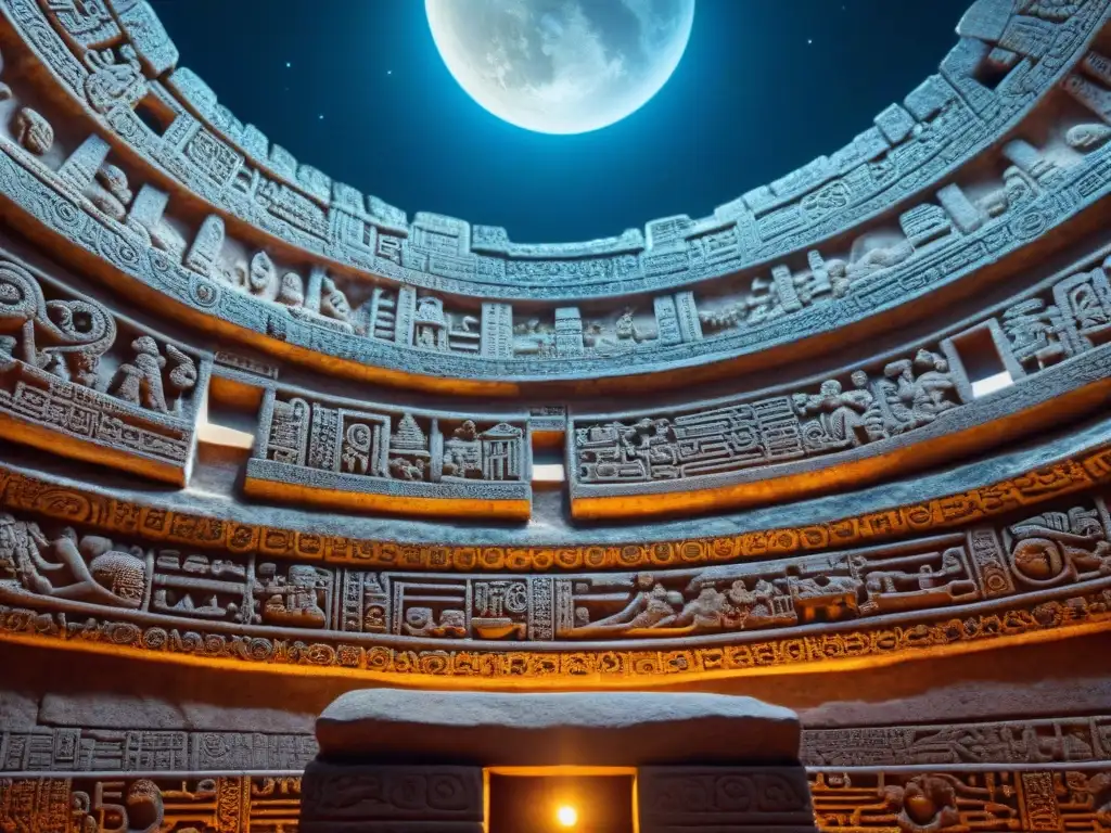 Intrincadas tallas en piedra del observatorio maya resaltan su función astronómica