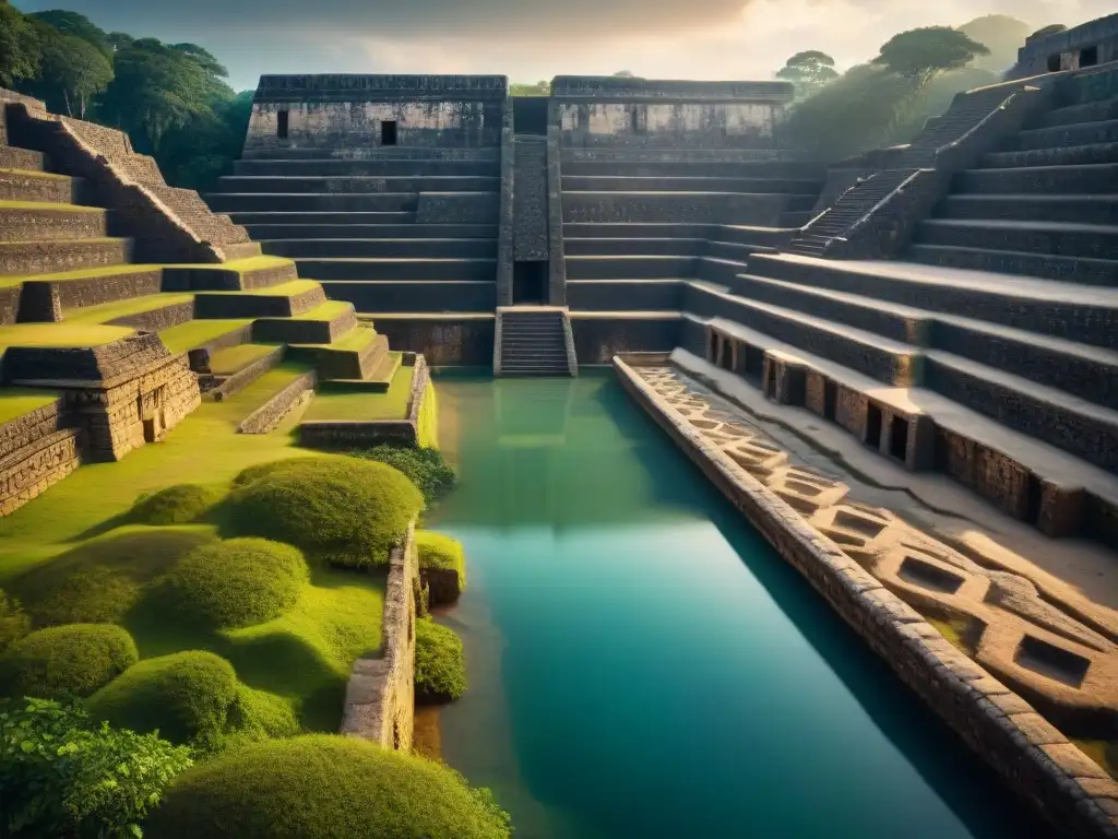 Red de Chultunes Mayas: Maravilla Subterránea Intrincado sistema de Chultunes mayas, reservas de agua subterránea iluminadas por luz natural