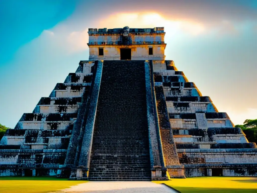 Intrincados grabados en El Castillo, Chichen Itza, reflejan Artefactos mayas creencias astronómicas