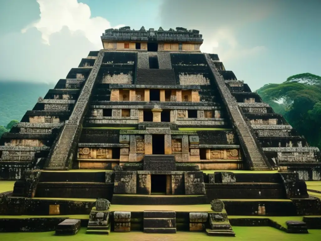 Jeroglíficos Mayas en Copán: Detalle preciso y complejo de los antiguos jeroglíficos mayas en piedra, con significados astronómicos