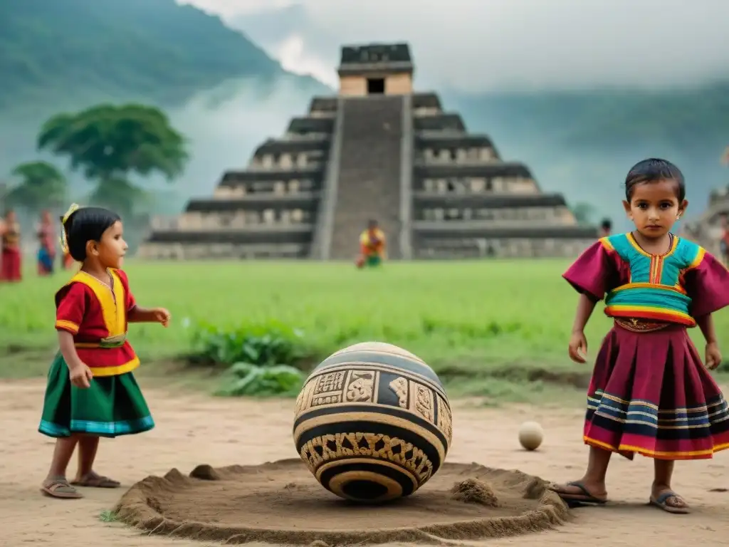 Juegos mayas: tradiciones modernas reviviendo la intensidad y emoción del pasado en un campo de tierra guatemalteco