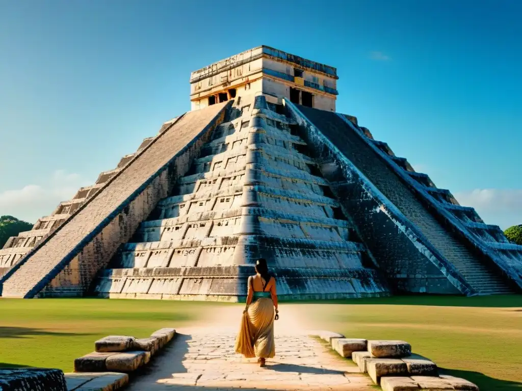 Magia ancestral: la pirámide de El Castillo en Chichén Itzá revela secretos de la arquitectura maya