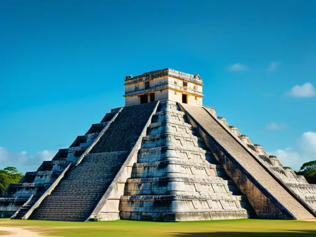 Majestuosa arquitectura de El Caracol, observatorio maya en Chichen Itza
