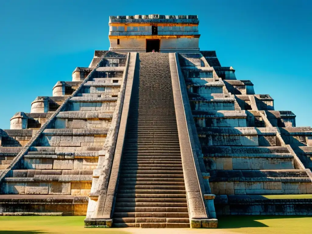 Majestuosa interpretación cósmica de la cultura maya: serpiente en la pirámide de El Castillo durante el equinoccio