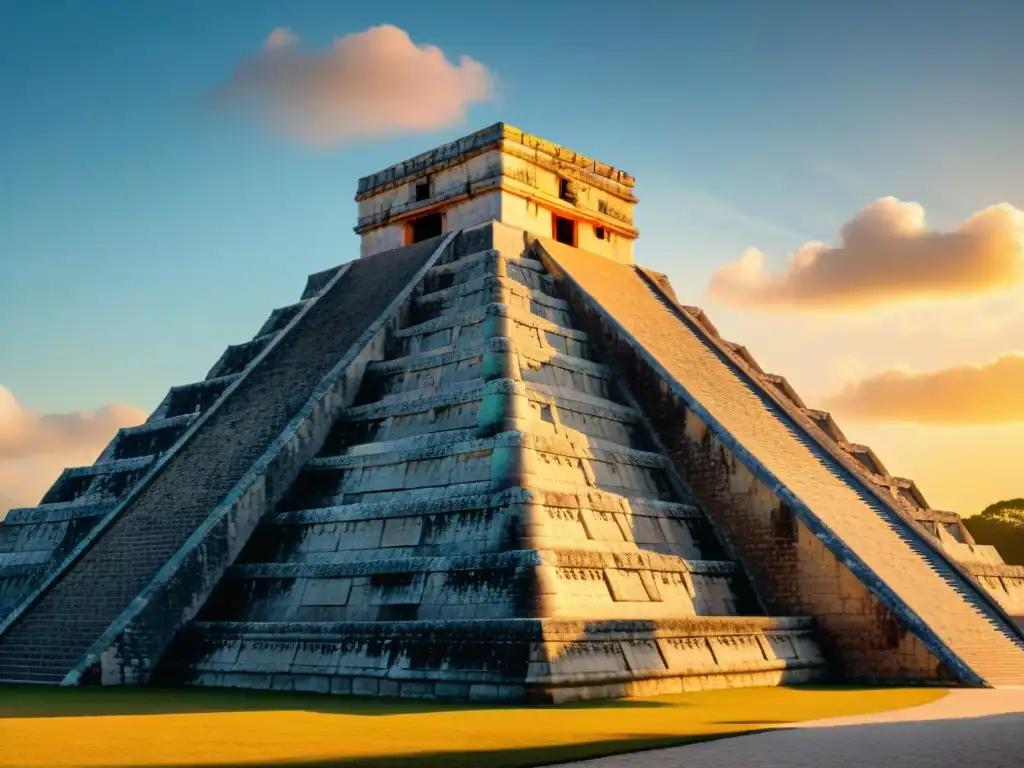 La majestuosa precisión matemática en la arquitectura maya del Templo de Kukulcán en Chichén Itzá durante el equinoccio