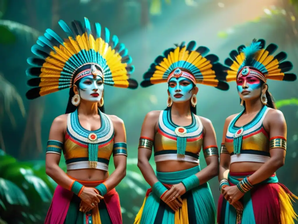 Majestuosas danzas rituales mayas significado, colores vibrantes y misticismo en la selva