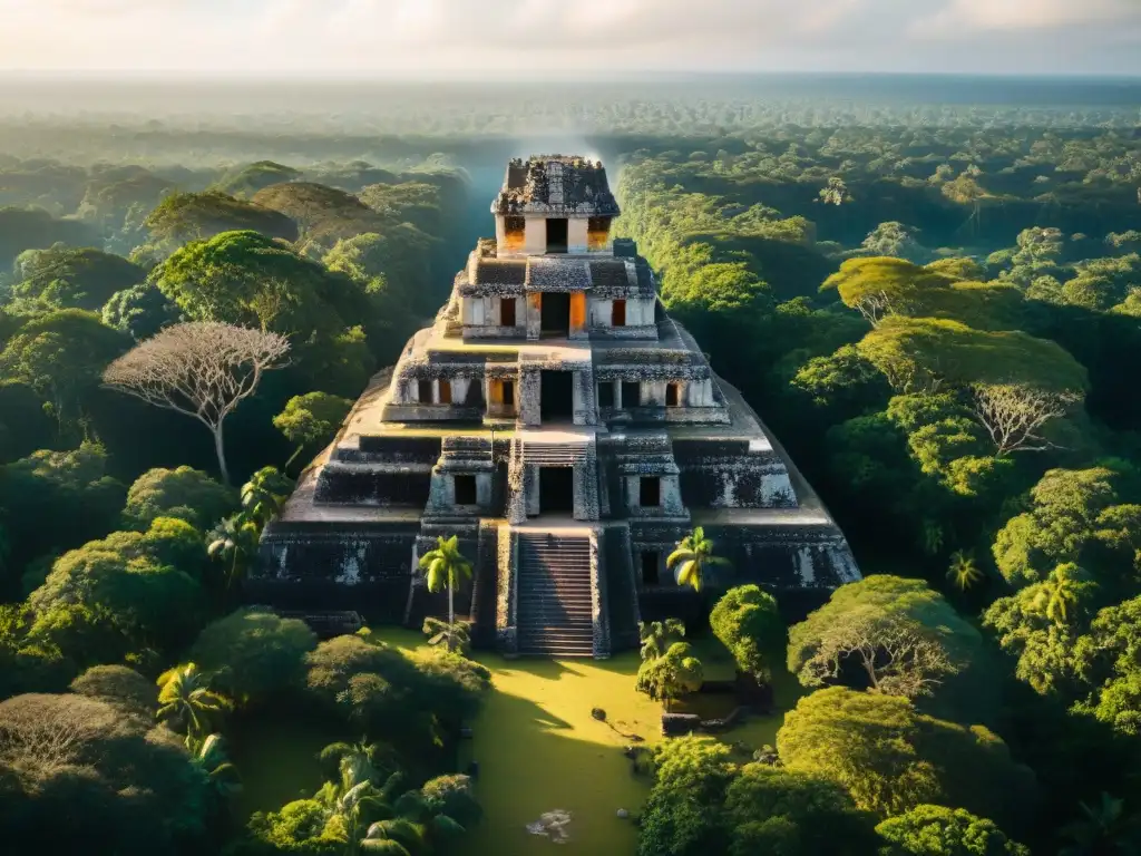 Descubre la majestuosidad de una antigua ciudad Maya en la jungla