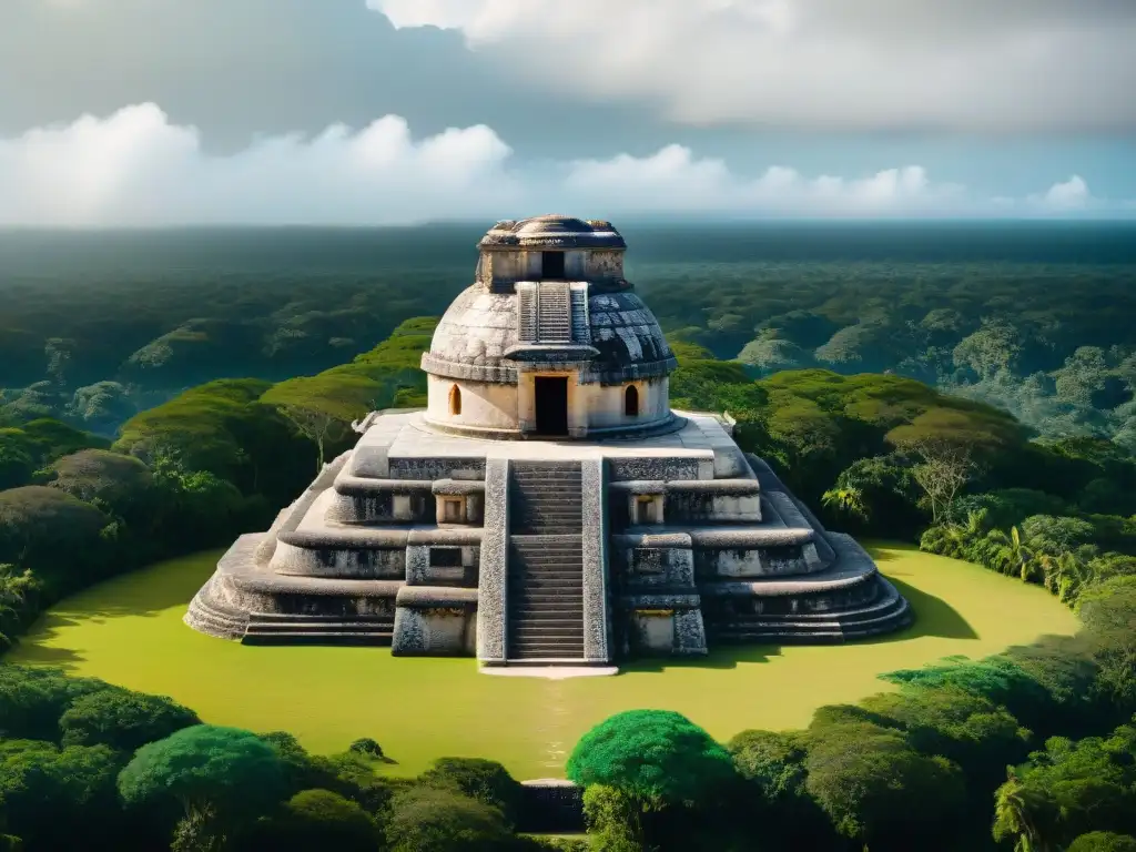 Descubre la majestuosidad de El Caracol y otros observatorios mayas, destacando su arquitectura y alineaciones astronómicas