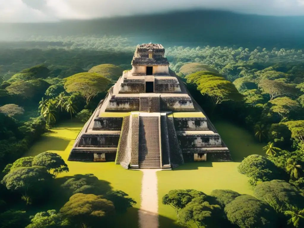 Descubre la majestuosidad de una ciudad Maya rodeada de jungla