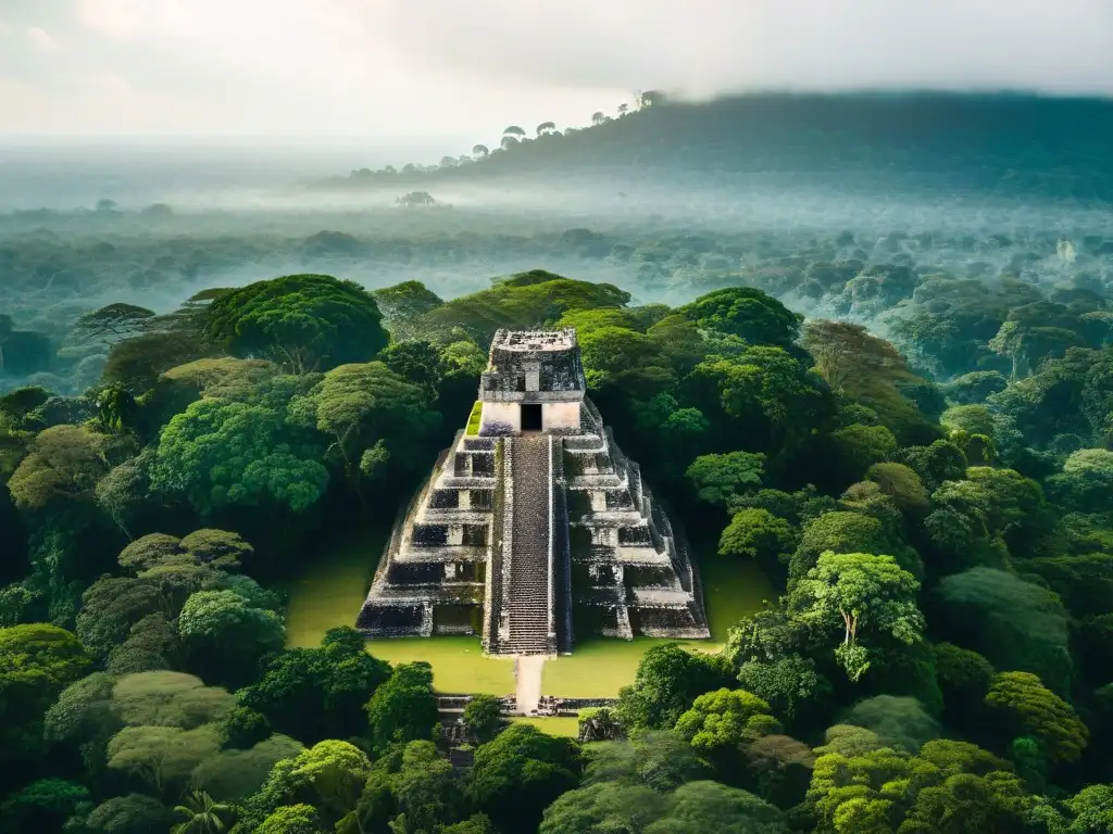 Descubre la majestuosidad de Tikal, ciudad maya rodeada de exuberante jungla