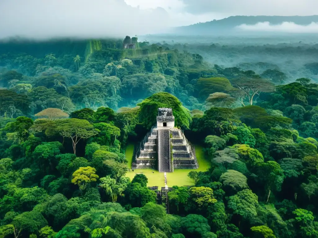 Explora la majestuosidad de Tikal, ciudad maya en la selva