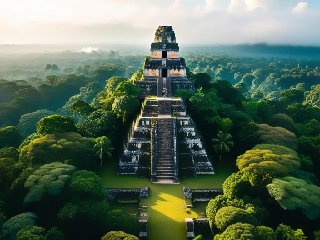 Descubre la majestuosidad de las ciudades mayas abandonadas en Tikal, entre selva y ruinas ancestrales