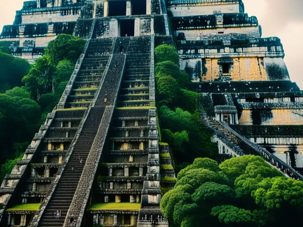 Explora la majestuosidad de los monumentos mayas en esta fotografía paisajes monumentos mayas