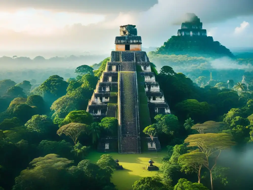 Descubre la majestuosidad de Tikal, con templos mayas entre la selva