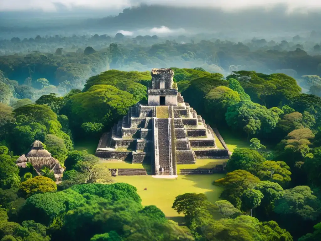 Los majestuosos portales de la antigua ciudad maya de Tikal, revelando el significado de estos impresionantes monumentos en la cultura maya