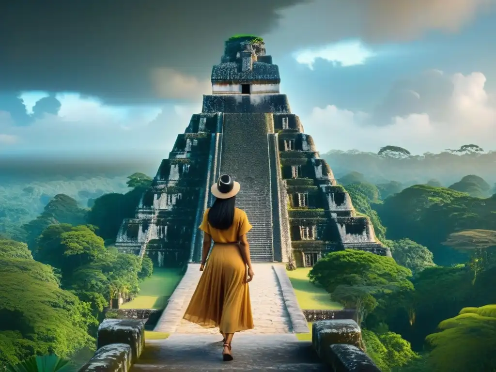 Explora la maravilla de la realidad aumentada en Tikal, con reconstrucciones digitales de antiguas estructuras mayas