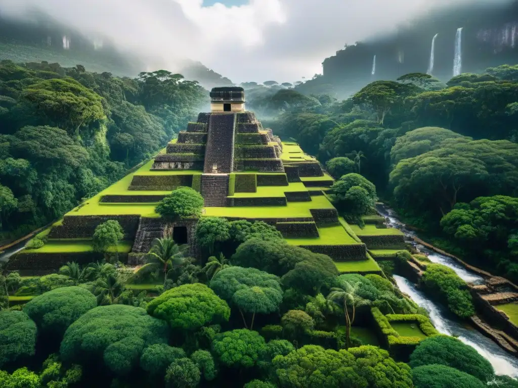 Ingeniería maya: maravillas en la selva con canales de agua y abundante vegetación nativa