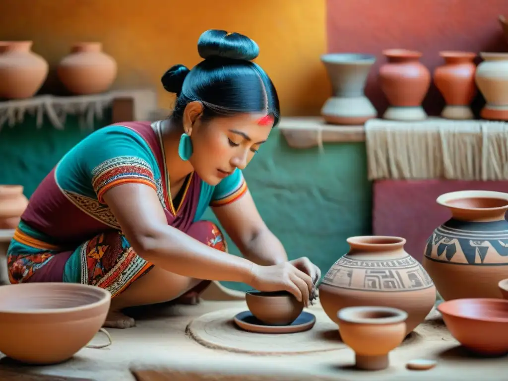 Maya mujeres crean cerámica, reflejando la Importancia papel mujer cerámica maya en su legado cultural