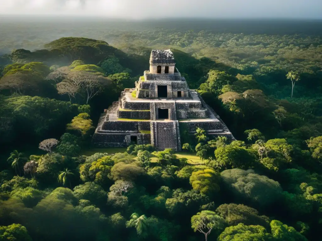 Misteriosos templos mayas descubiertos recientemente entre la exuberante jungla del Yucatán, envueltos en historia y belleza natural