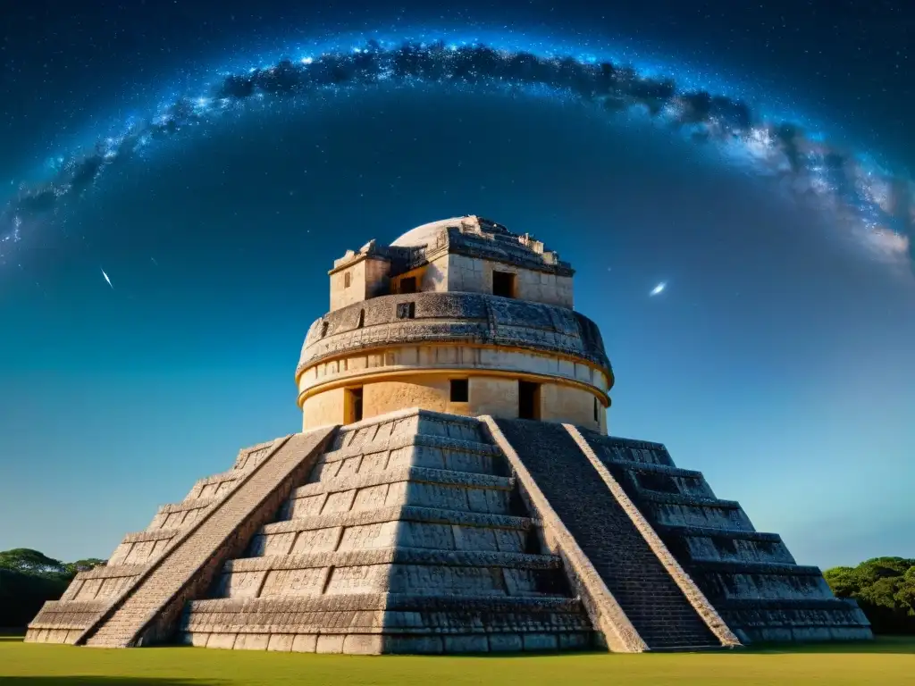 Observatorio maya en Chichén Itzá: legado cultural de precision astronómica y arquitectónica bajo un cielo estrellado