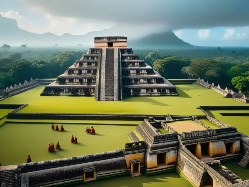 Paisaje maya: palacios grandiosos frente a chozas humildes