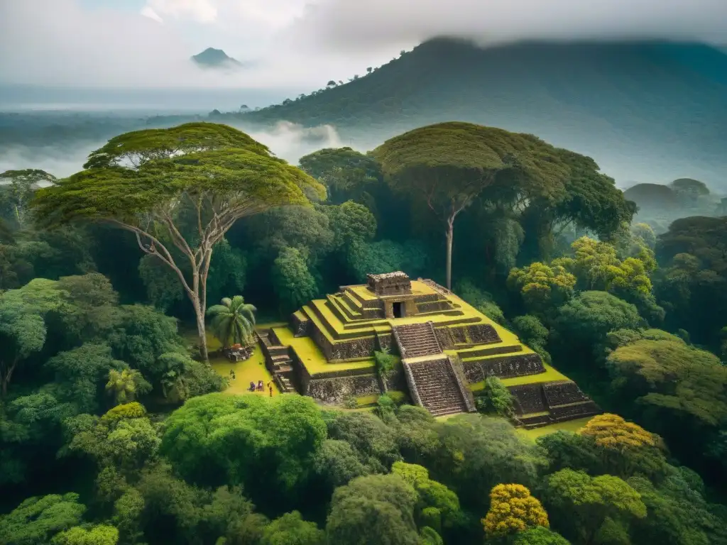 Descubre la protección del patrimonio maya mientras arqueólogos excavan ruinas antiguas en la jungla de Guatemala