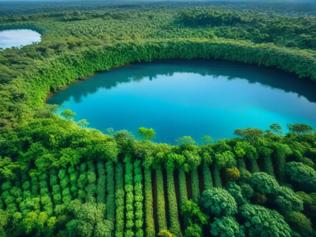 Plantaciones verdes y cenotes brillantes: la importancia de los cenotes en la agricultura maya