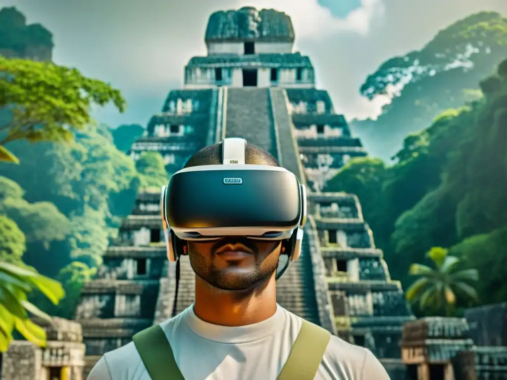 Explora Tikal en realidad virtual: un viaje envolvente a través de templos antiguos y selvas exuberantes