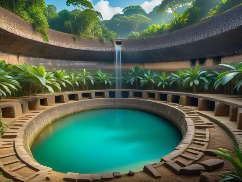 Excavación de chultun maya: ingeniería ancestral revelada Descubre la reserva de agua subterránea maya en la selva