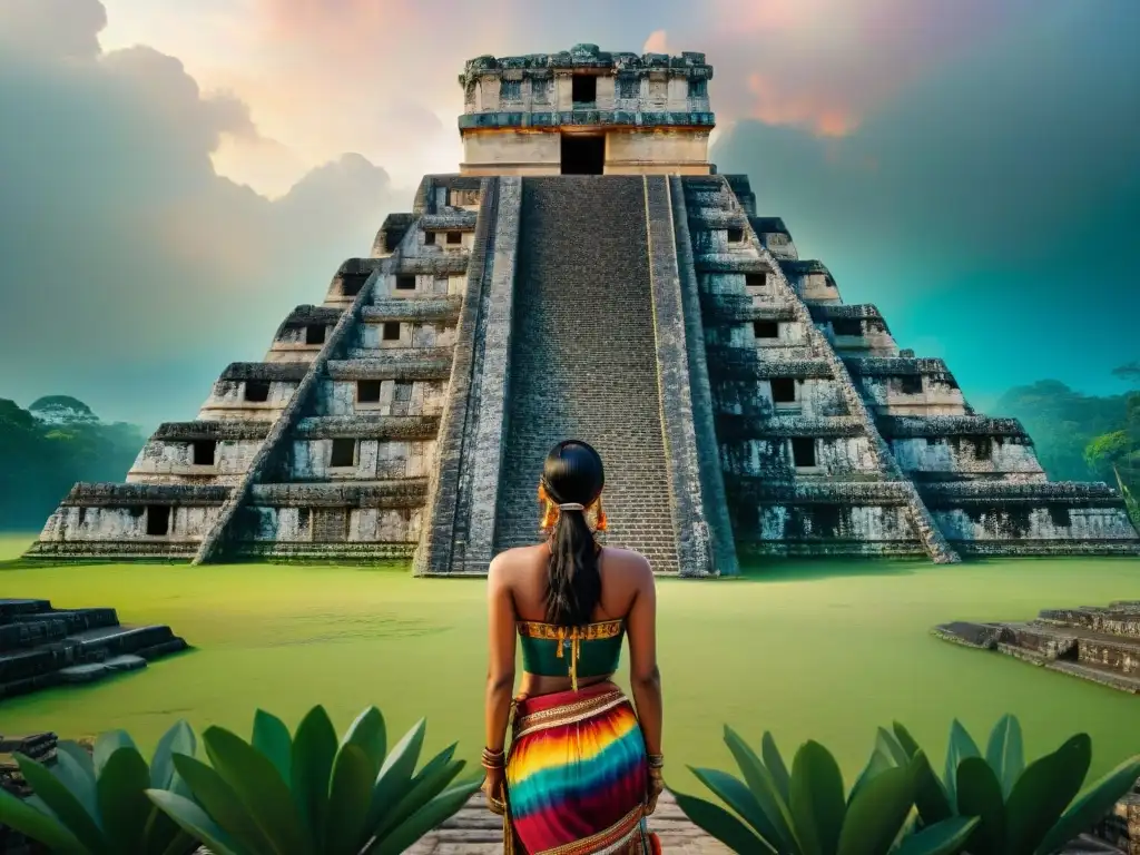 Explora la riqueza del Universo Maya en este mural de los trece cielos