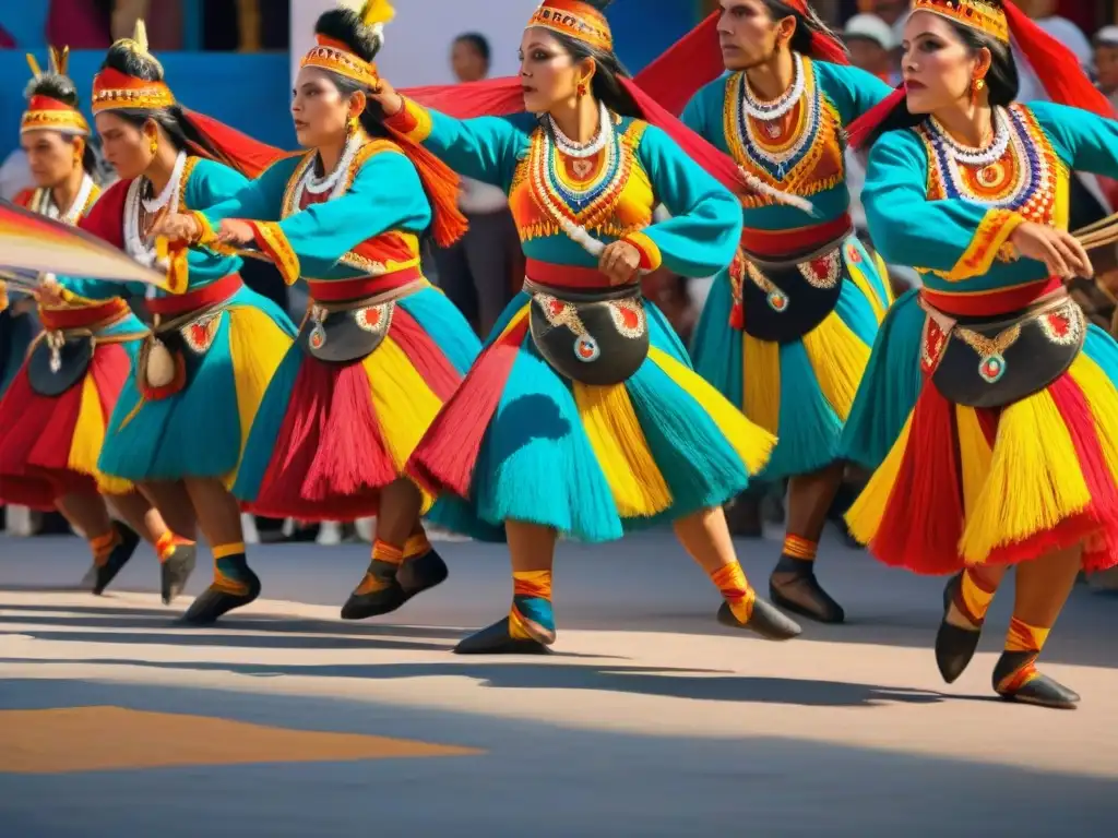 Ritual de la Danza de los Voladores: danzantes indígenas ejecutan con maestría pasos ancestrales, reflejando significado cultural y espiritual