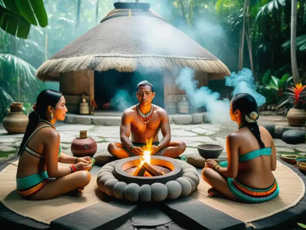 Ritual de temazcal Mayan en la jungla con beneficios temazcal para salud