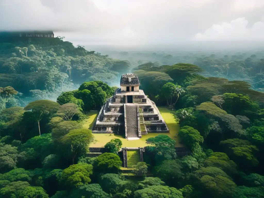 Explora las ruinas mayas desde el cielo con tecnología en turismo cultural maya