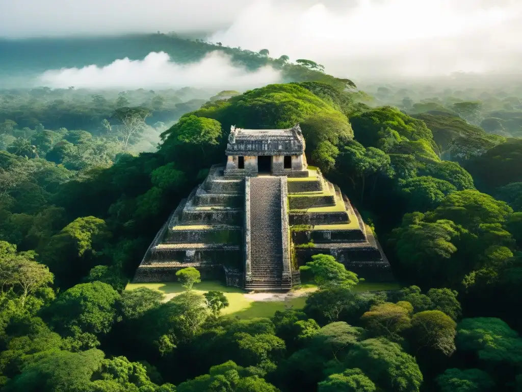 Una selva exuberante con ruinas mayas ocultas, salvaguarda cultural