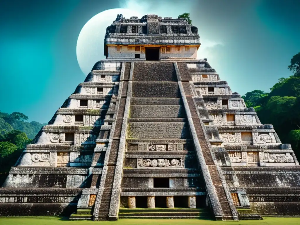 Descubre el simbolismo astronómico en Palenque a través de intrincadas esculturas y símbolos mayas