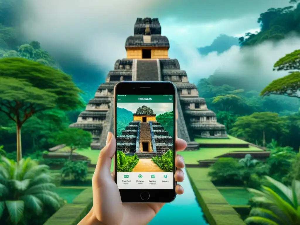 Descubre en tu smartphone la magia de las Apps realidad aumentada misterios mayas en la jungla