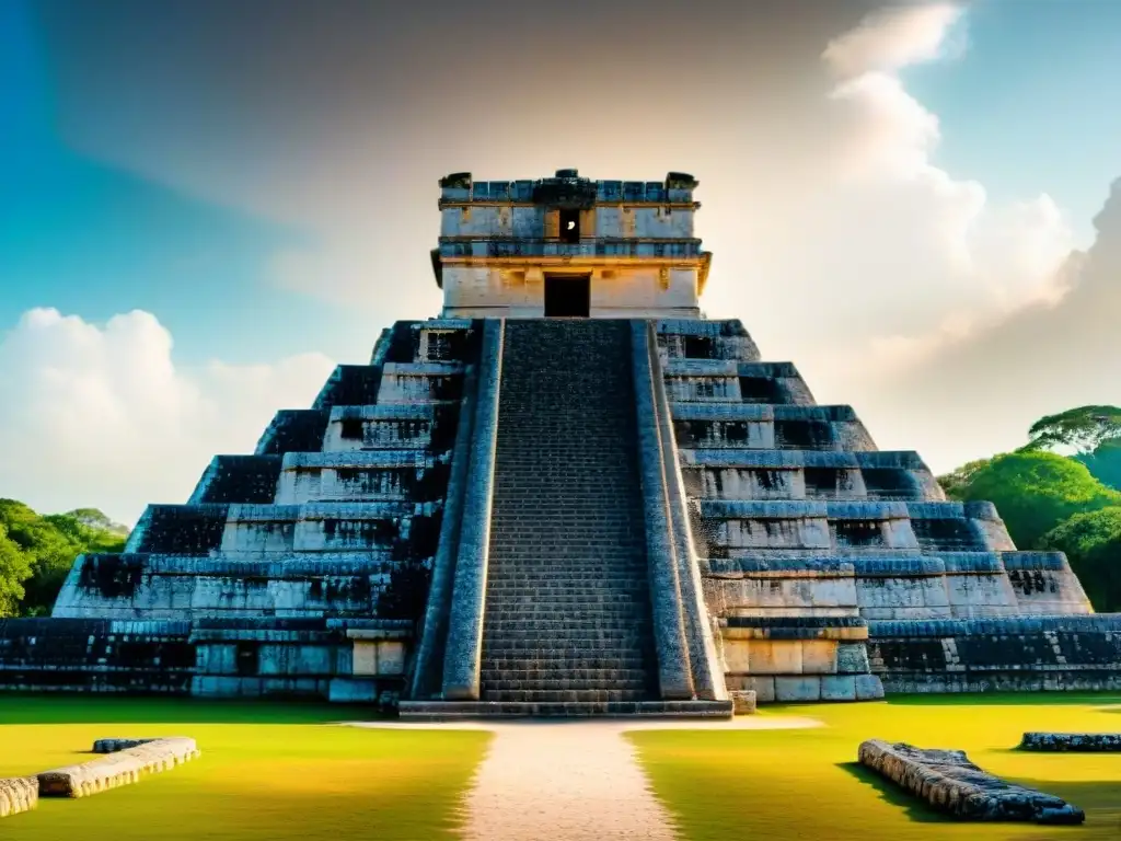 El sol proyecta sombras precisas en el observatorio maya de Chichén Itzá, revelando su relación con astros sagrados y la astronomía